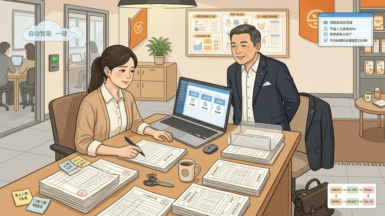 人事入离职流程场景