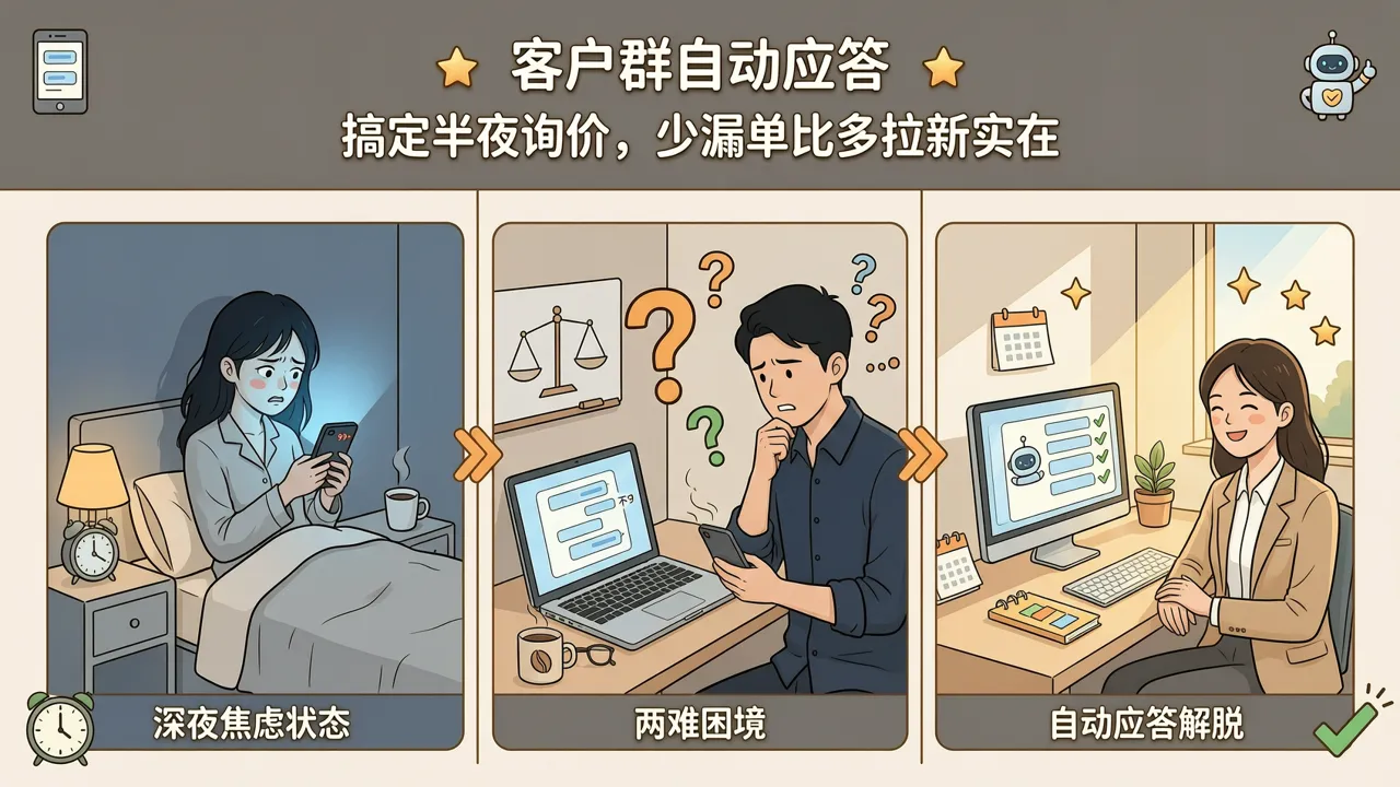 客户群自动应答场景